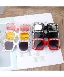 Oversized Luxury Rhinestone Kids Sunglasses Square Sun Glasses Children Baby Boys Girls Oculos De Sol Feminino - 5 - C4197Y7D...