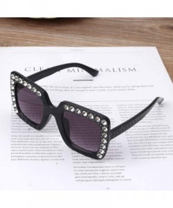 Oversized Luxury Rhinestone Kids Sunglasses Square Sun Glasses Children Baby Boys Girls Oculos De Sol Feminino - 5 - C4197Y7D...