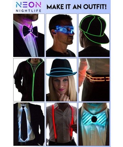 Oversized LED Light Up Glasses- Cyberpunk Goggles- Rezz Visor Robocop Futuristic Electronic Lights - Orange - C518UWWMAGL $30.90