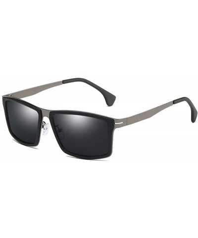 Aviator Polarized sunglasses Men's box Sunglasses driving glasses - D - CC18QQ2DQ8W $27.78