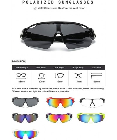 Goggle Lightweight UV400 Sports Polarized cycling Sunglasses for Man & Woman- Protection with Shatterproof Frames - CS18R8RGK...