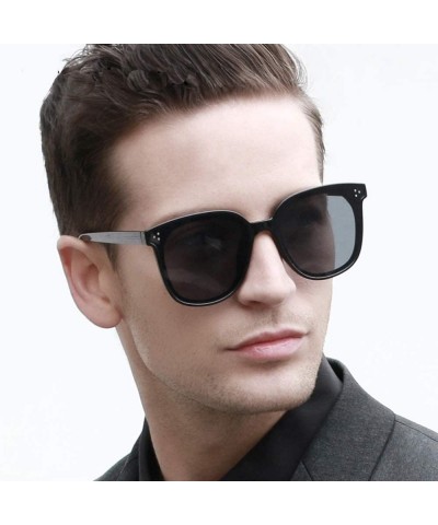 Oval Men/Women Photochromic Sunglasses with Polarized Lens for Aluminum Frame Outdoor 100% UV Protection - CM199X0RYG3 $17.84