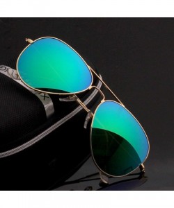 Round Design Men Aviation Sunglasses Classic Women Driving Alloy Frame Polit Mirror Sun Glasses UV400 Gafas De Sol - CA19858L...