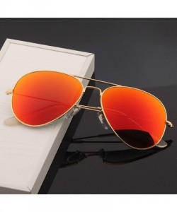 Round Design Men Aviation Sunglasses Classic Women Driving Alloy Frame Polit Mirror Sun Glasses UV400 Gafas De Sol - CA19858L...