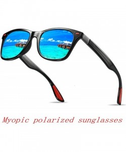 Goggle 2019 Custom Made Myopia Minus Polarized Lens Sunglasses Men Designer Full frame Square Sun Glasses Male Goggles - CB18...