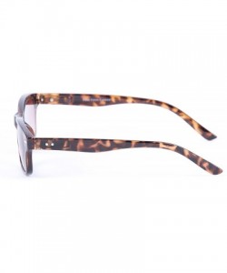 Rectangular The Intellect" Reading Sunglasses - Unisex Full Lens Sun Readers (non bifocal) - Tortoise - CM1256T7FZT $17.01