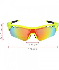 Sport 5 Lens Combo Cycling Bike Sports Color Sun Glasses - 4 Choose - CX12HF4O7MH $17.78