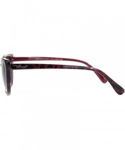 Square Bifocal Reading Sunglasses Small Magnified Square Womens Cateye Spring Hinge - Burgundy Tortoise - C418TRHOIUY $12.23