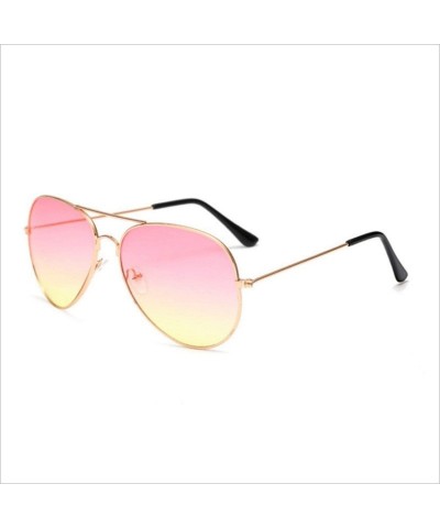 Goggle Pilot Aviation Night Vision Sunglasses Men Women Goggles Glasses UV400 Sun Driver Driving Eyewear - CJ197A29I3W $23.50