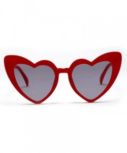 Oval Heart Sunglasses Party Sunglasses Love Heart Fashion Eyewear for Women Lady - CP199S7IDN6 $19.49
