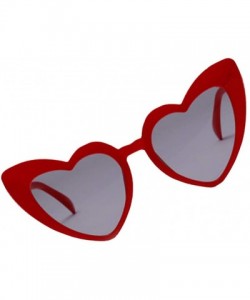 Oval Heart Sunglasses Party Sunglasses Love Heart Fashion Eyewear for Women Lady - CP199S7IDN6 $19.49