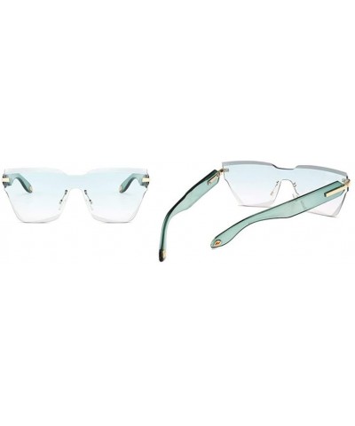 Oversized Oversized Personality Protection Sunglasses - Green - CD1997KI057 $64.17