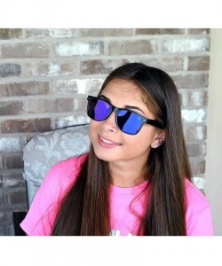 Sport Women's Men's Sunglasses Flat Mirrored Reflective Colored Lens - Flat_3_pairs_blue_pur_silv - CH186AGDMLC $19.94