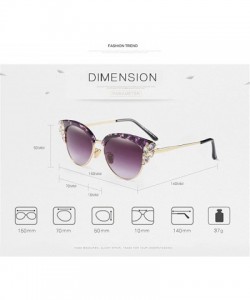 Goggle Transparent Lens Brand Designer Crystal Diamond Women Sunglasses Rhinestone - Pink Frame - CG188UNZG2K $13.06