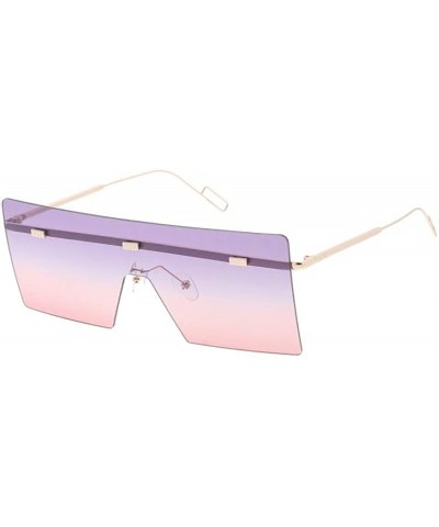 Shield High Octane Collection"Mykonos" Wire Frame Unisex Sunglasses - Purple - CT18GY0W336 $8.38