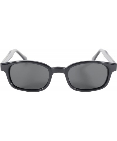 Sport Original KD's Polarized Biker Sunglasses (Black Frame/Dark Grey Lens) - CE112W4060X $11.76