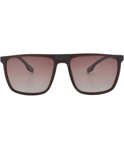 Rectangular Polarized Sunglasses Fidhing Driving Glasses for Men Anti-glare TR90 Frame-SSH2003 - CJ1939Q5K5H $15.72