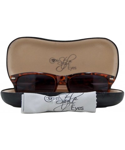 Rectangular Seymore Retro BiFocal Sunglasses for Women and Men - Black - CT17XX769EC $20.62