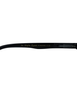 Rectangular Seymore Retro BiFocal Sunglasses for Women and Men - Black - CT17XX769EC $20.62