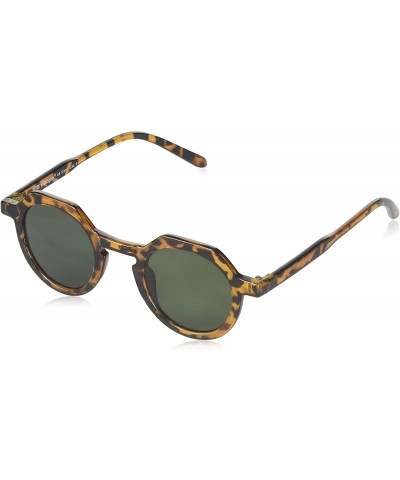 Round Old Coggers Round Sunglasses - Tortoise - CW18WD6QWGO $16.78