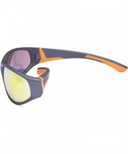 Sport Sports Bifocal Sunglasses UV 400 Protection Reading Sunglasses - Orange-mirror - CR18N77UECZ $7.11