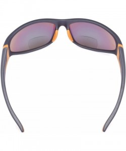 Sport Sports Bifocal Sunglasses UV 400 Protection Reading Sunglasses - Orange-mirror - CR18N77UECZ $7.11