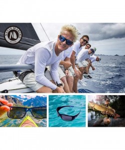 Sport Floating Polarized Sunglasses for Men Women Fishing Sailing Water Sports Eyewear UV Protection - Navy P79 - CQ1935XGQC4...