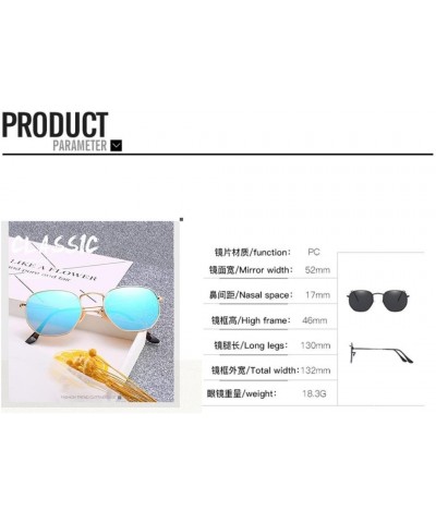 Aviator Fashion Polarized Sunglasses for Women UV400 Mirrored Lens Glasses (as picture show - G) - G - CW18EO7LAZS $8.84