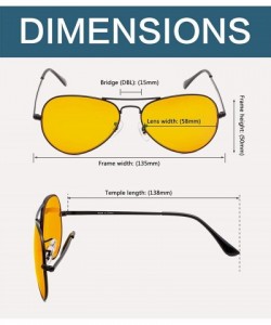 Aviator Sleep Better Eyeglasses - Blue Blocking Reading Glasses for Computer TV Phone - Silver - CF18E0KD3A5 $35.84