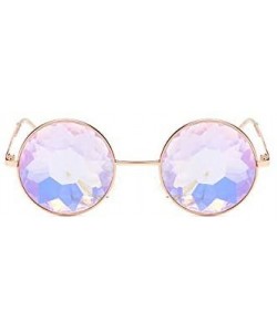 Round Kaleidoscope Vintage Round Glasses - Gold - CV18USIXULD $15.00