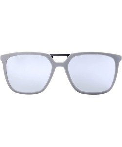 Square Hot Retro Square Polarized Sunglasses Plastic Frame with Metal Temple For Women/Men - Grey - CW18CNU55TC $15.80