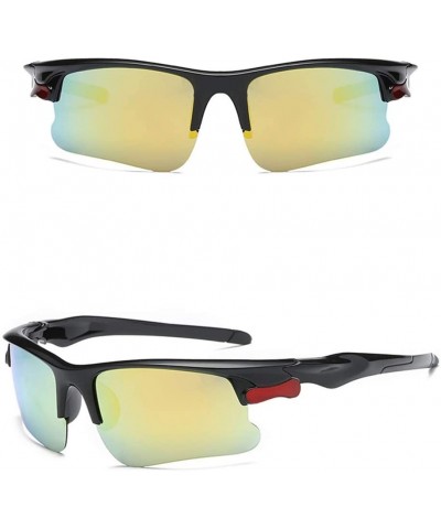 Goggle Personality Polarized Sunglasses Outdoor - Beige - C218U73NZT9 $11.64