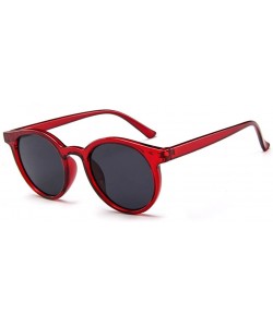 Square MOD-Style Cat Eye Round Frame Sunglasses A Variety of Color Design - S09 - CR189OKAC68 $20.93