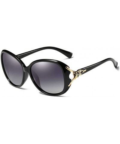 Rimless Women Cat Eye Sunglasses-Polarized Shade Glasses-Vintage Fox Decor Metal Frame - A - C71905Z7O2K $62.42