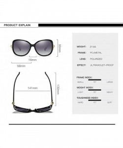 Rimless Women Cat Eye Sunglasses-Polarized Shade Glasses-Vintage Fox Decor Metal Frame - A - C71905Z7O2K $62.42