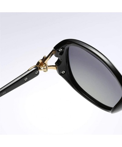 Rimless Women Cat Eye Sunglasses-Polarized Shade Glasses-Vintage Fox Decor Metal Frame - A - C71905Z7O2K $62.42