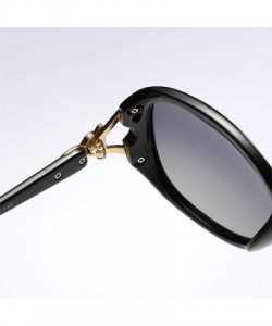 Rimless Women Cat Eye Sunglasses-Polarized Shade Glasses-Vintage Fox Decor Metal Frame - A - C71905Z7O2K $31.61