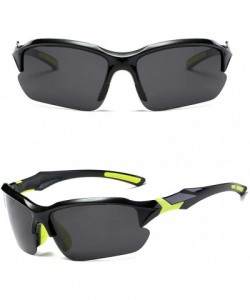 Sport Polarized Sunglasses Baseball Color Changing - Polarized Black Ash (Yellow Leg) - CE18OWM8ZQY $17.17