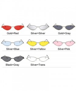 Cat Eye Cute Sexy Cat Eye Sunglasses Women Retro Small Black Red Pink Cateye Sun Glasses Female Vintage Shades For Women - CB...