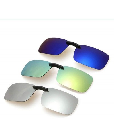 Goggle Polarized Sunglasses Fishing Eyewear - Yellow - CA194MO5I6X $22.58