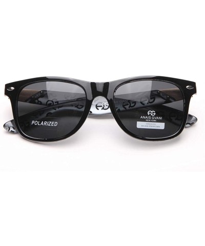 Square Unisex Round Square Box Plastic Optical Frames Sunglasses UV Protection - Black/Dark Grey - C51908ELAGX $18.74