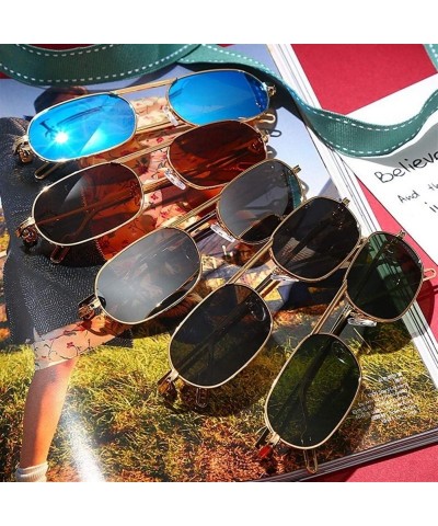 Oval Polarized Oval Sunglasses for Men and Women Summer Eyewear UV400 - C5 - CV190DLNK3N $15.20