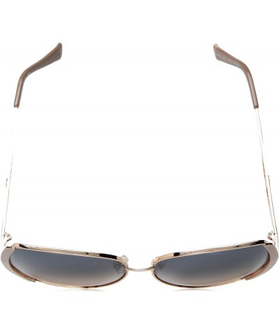 Round Women's R703 Round Sunglasses with Vented Temple & 100% UV Protection - 57 mm - Rose Gold/Nude - CV180SRW4NE $94.02