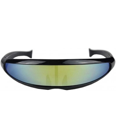 Semi-rimless Sports Sunglasses for Men Women-Outdoor Fishtail Uni-lens Sunglasses Riding Cycling Glasses Casual Eyewear - A -...