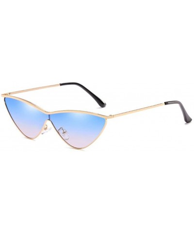 Square MOD-Style Individuality Triangle Sunglasses Full Metal Frame Anti-glare - S04 - CB189T2QNKA $17.18