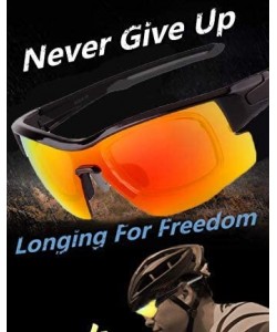 Sport Windproof Polarized Riding Sunglasses With 3 Changeable Lenes for Sports Bike Motorcycle Bicycle - Gun Ash - C018RZNLZA...