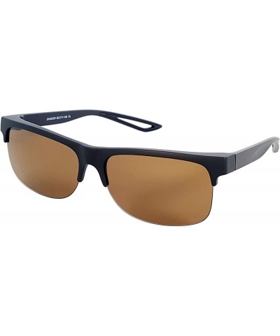 Sport Fit Over Polarized Sunglasses Driving Clip on Sunglasses to Wear Over Prescription Glasses - Black-brown - CA18SIWMY9I ...