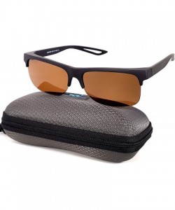 Sport Fit Over Polarized Sunglasses Driving Clip on Sunglasses to Wear Over Prescription Glasses - Black-brown - CA18SIWMY9I ...