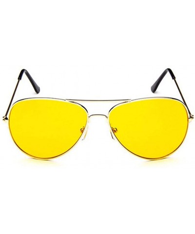 Wayfarer Oversized Sunglasses Women Men Aviation Driving Goggle Accessories Eyewear Anti Glare Glasses - C4 Black Lens - C018...