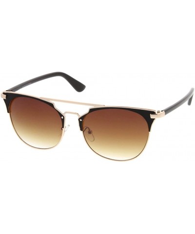 Wayfarer Retro Fashion Flat Top Double Wire Women Sunglasses Model S60W3181 - C6183NEOAAL $9.86